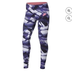 Nike Tight Fit Girls Leggings - Blue Void NWT